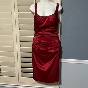 Signature by sangria Red dress